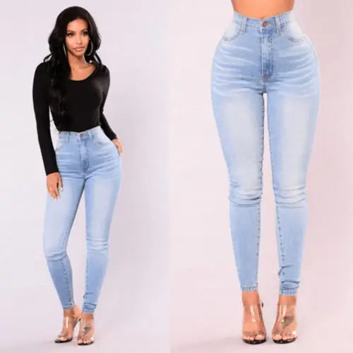 Sexy High Waist Skinny Jeans