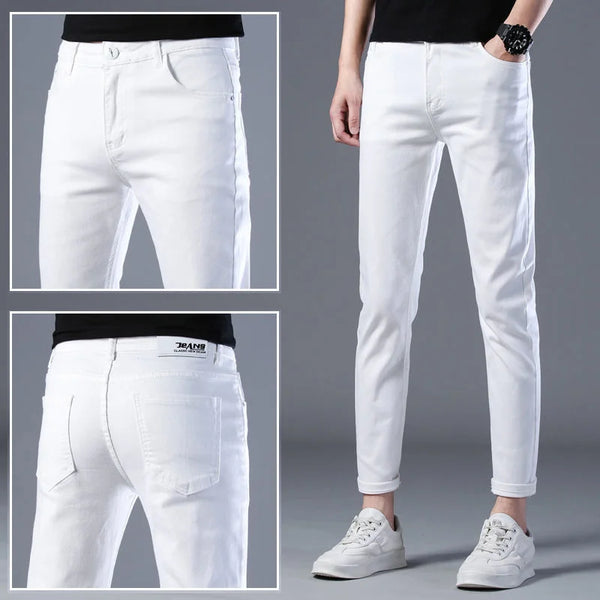 Men's Fashion Elastic Slim Fit Denim Jeans